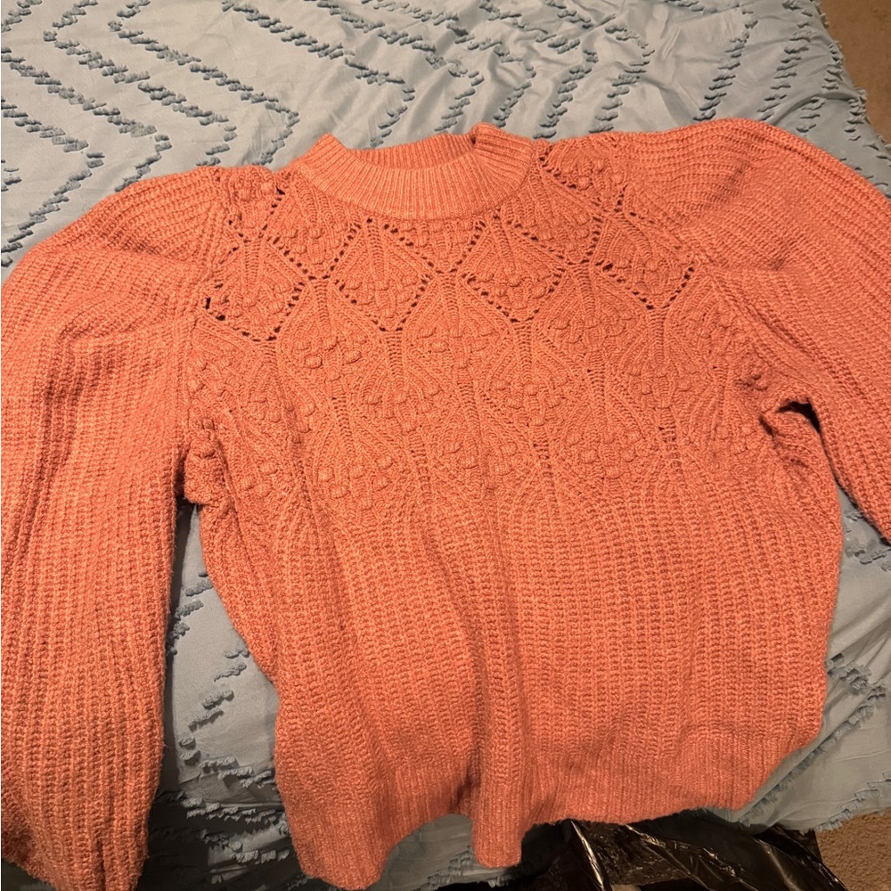 a new day Coral Cowl Neck Sweater